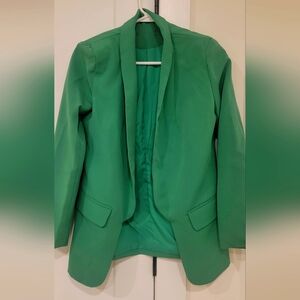 Green Women's Blazer